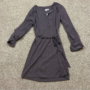 NWT Loft wrap side tie dress women's M